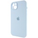 Чехол Silicone Case Full Camera Protective (AA) для Apple iPhone 14 (6.1") Голубой / Sweet Blue
