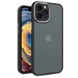 TPU+PC чохол Accent для Apple iPhone 14 Pro (6.1"), Black