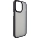 TPU+PC чехол Metal Buttons для Apple iPhone 14 Plus (6.7") Черный