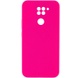 Чехол Silicone Cover Lakshmi Full Camera (AAA) для Xiaomi Redmi Note 9 / Redmi 10X Розовый / Barbie pink