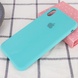 Чохол Silicone Case Full Protective (AA) для Apple iPhone XS Max (6.5 "), Бирюзовый / Marine Green
