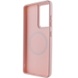 TPU чохол Bonbon Metal Style with MagSafe для Samsung Galaxy S24 Ultra, Рожевий / Light pink