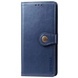 Кожаный чехол книжка GETMAN Gallant (PU) для Oppo A74 4G Синий