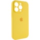 Чохол Silicone Case Full Camera Protective (AA) для Apple iPhone 15 Pro Max (6.7"), Жовтий / Yellow