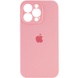 Чохол Silicone Case Full Camera Protective (AA) для Apple iPhone 13 Pro (6.1"), Рожевий / Light pink