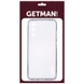 TPU чохол GETMAN Clear 1,0 mm для Samsung Galaxy S20 FE, Безбарвний (прозорий)