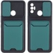 TPU+PC чохол Card Holder для TECNO Spark 7, Зелений