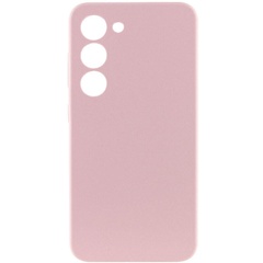 Чохол Silicone Cover Lakshmi Full Camera (AAA) для Samsung Galaxy S24 FE, Рожевий / Pink Sand