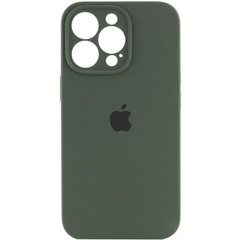 Чохол Silicone Case Full Camera Protective (AA) для Apple iPhone 13 Pro Max (6.7 "), Зелений / Cyprus Green