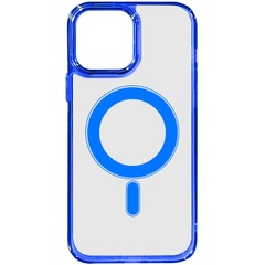 Чохол TPU Iris with MagSafe для Apple iPhone 14 (6.1"), Синій