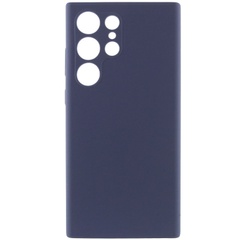 Чохол Silicone Cover Lakshmi Full Camera (AAA) для Samsung Galaxy S24 Ultra, Темно-синій / Midnight blue