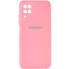 Чехол Silicone Cover My Color Full Camera (A) для Samsung Galaxy A12 / M12 Розовый / Pink