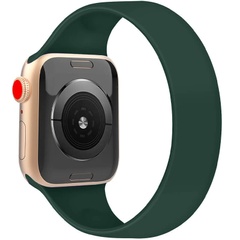Ремінець Solo Loop для Apple watch 42mm/44mm 150mm (5), Зелений / Pine green