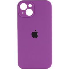 Чохол Silicone Case Full Camera Protective (AA) для Apple iPhone 14 Plus (6.7"), Фіолетовий / Grape
