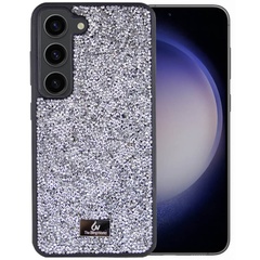 TPU чохол Bling World Rock Diamond для Samsung Galaxy S23+, Серебряный
