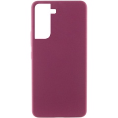 Чохол Silicone Cover Lakshmi (AAA) для Samsung Galaxy S22, Бордовый / Plum