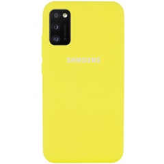 Чехол Silicone Cover Full Protective (AA) для Samsung Galaxy A41 Бирюзовый / Ocean blue