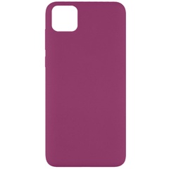 Чехол Silicone Cover Full without Logo (A) для Huawei Y5p Бордовый / Marsala