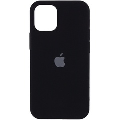 Чехол Silicone Case Full Protective (AA) для Apple iPhone 16 Pro (6.3") Черный / Black