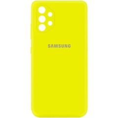 Чехол Silicone Cover My Color Full Camera (A) для Samsung Galaxy A32 4G Желтый / Flash
