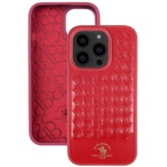 Шкіряний чохол Polo Santa Barbara для Apple iPhone 14 Pro (6.1"), Red