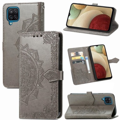 Кожаный чехол (книжка) Art Case с визитницей для Samsung Galaxy A22 4G / M32 Серый