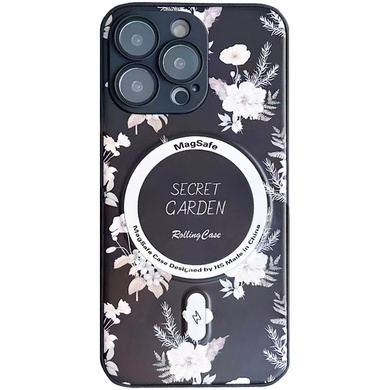 TPU+PC чохол Secret Garden with MagSafe для Apple iPhone 14 Pro (6.1"), Black