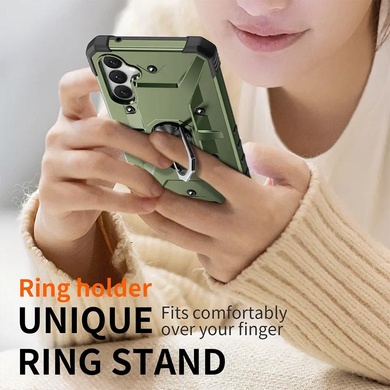 Удароміцний чохол Pathfinder Ring для Samsung Galaxy A54 5G, Зелений / Army green