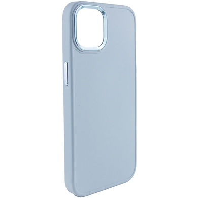 TPU чохол Bonbon Metal Style для Apple iPhone 12 Pro / 12 (6.1"), Блакитний / Mist blue