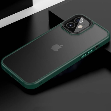 TPU+PC чехол Metal Buttons для Apple iPhone 12 mini (5.4") Зеленый