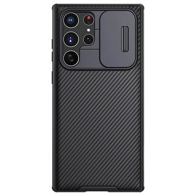 Карбонова накладка Nillkin Camshield (шторка для камери) для Samsung Galaxy S23 Ultra, Чорний / Black