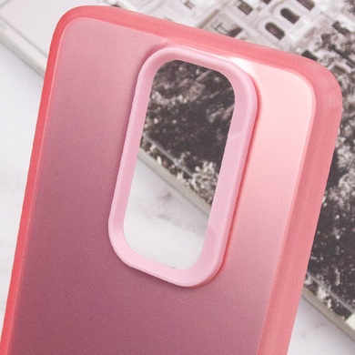 TPU+PC чехол Magic glow with protective edge для Xiaomi Redmi Note 8 Pro Pink