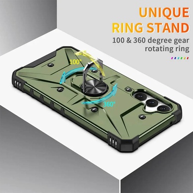 Ударопрочный чехол Pathfinder Ring для Samsung Galaxy A54 5G Зеленый / Army Green