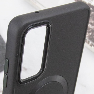 TPU чохол Bonbon Metal Style with MagSafe для Samsung Galaxy S24+, Чорний / Black