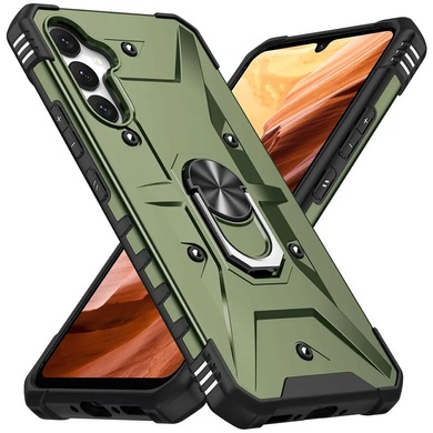 Ударопрочный чехол Pathfinder Ring для Samsung Galaxy A54 5G Зеленый / Army Green