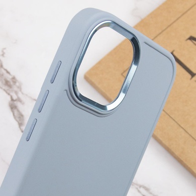 TPU чехол Bonbon Metal Style для Xiaomi Redmi Note 13 4G Голубой / Mist blue