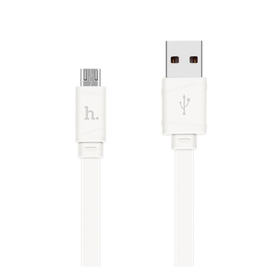 Дата кабель Hoco X5 Bamboo USB to MicroUSB (100см), Білий