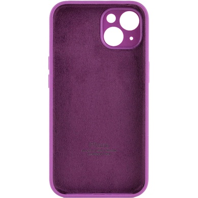 Чехол Silicone Case Full Camera Protective (AA) для Apple iPhone 14 Plus (6.7") Фиолетовый / Grape