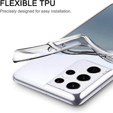 TPU чохол Epic Transparent 1,0mm для Samsung Galaxy S23 Ultra, Безбарвний (прозорий)