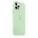Чехол Silicone Case Full Protective (AA) для Apple iPhone 13 Pro Max (6.7") Зеленый / Pistachio