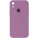 Чохол Silicone Case Square Full Camera Protective (AA) для Apple iPhone XR (6.1"), Лиловый / Lilac Pride