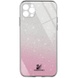TPU+Glass чехол Swarovski для Apple iPhone 13 Pro (6.1") Розовый