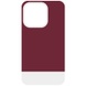 Чехол TPU+PC Bichromatic для Apple iPhone 12 Pro Max (6.7") Wine / White