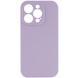 Чохол Silicone Case Full Camera Protective (AA) NO LOGO для Apple iPhone 15 Pro (6.1"), Бузковий / Lilac