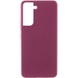 Чехол Silicone Cover Lakshmi (AAA) для Samsung Galaxy S22 Бордовый / Plum