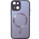 Чохол TPU+Glass Sapphire Midnight with MagSafe для Apple iPhone 15 Plus (6.7"), Фиолетовый / Deep Purple