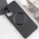 TPU чохол Bonbon Metal Style with MagSafe для Samsung Galaxy S24+, Чорний / Black