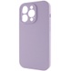 Чохол Silicone Case Full Camera Protective (AA) NO LOGO для Apple iPhone 15 Pro (6.1"), Бузковий / Lilac