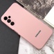 Чехол Silicone Cover Lakshmi Full Camera (AAA) with Logo для Samsung Galaxy A24 4G Розовый / Pink Sand