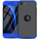 Пластиковая накладка GKK LikGus 360 градусов (opp) для Apple iPhone SE (2020) / 7 / 8 Черный / Синий